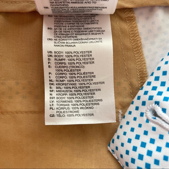 Adidas Blue White Climate Golf shorts Size 2 Retail $75 - Picture 6 of 6